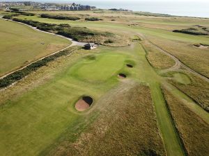 Royal Porthcawl 8th Aerial Green